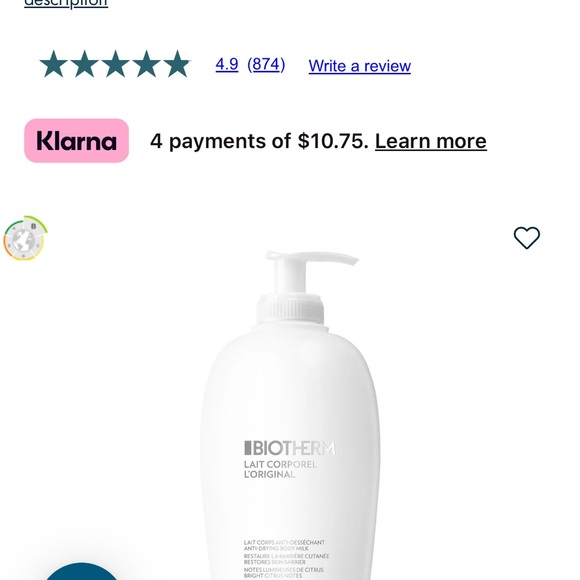 COPY - COPY - Biotherm body kit in box - Picture 6 of 6